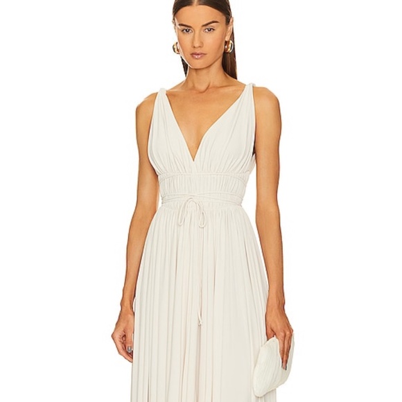 Norma Kamali Goddess Dress – Bone – NWT Size M - Picture 2 of 6